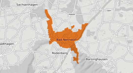 Mietspiegelkarte Bad Nenndorf